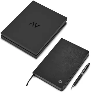 Corinthia Hard Cover Notebook & Pen Set