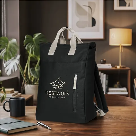 Cityline Cotton Canvas Laptop Backpack