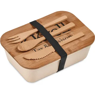Natura Plus Bamboo Fibre Lunch Box Set