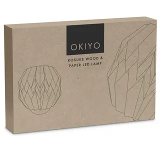 Kosuke Wood & Paper LED Lamp