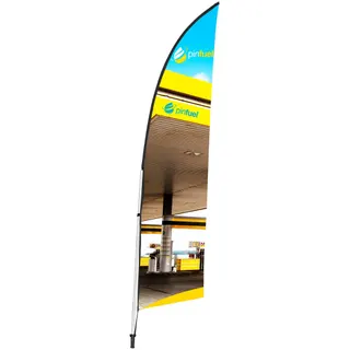 2m Arcfin Flying Banner (Set of 2)