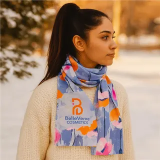 Snuggle Polar Fleece Scarf - Double-Sided Branding