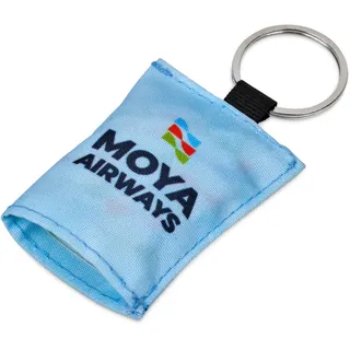 Aquila Polyester Keyring Pouch with Cleaning Cloth