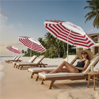 Tanereef Stripe Beach Umbrella